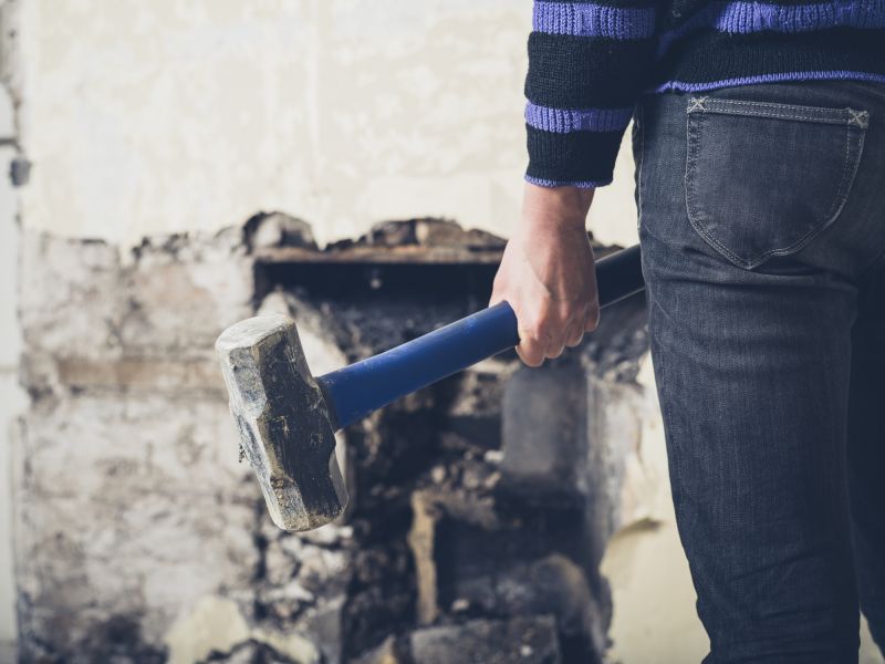 Burned House Demolition